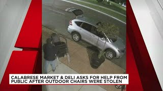 Restaurant chairs worth over $1,000 stolen in West Springfield