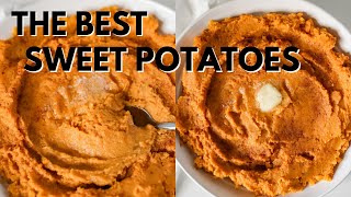 The Secret Ingredient for the BEST Sweet Potatoes | Instant Pot Mashed Sweet Potatoes!