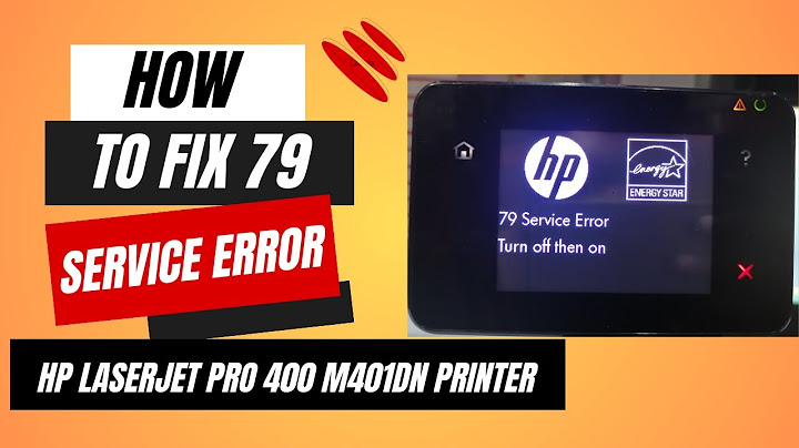 Lỗi 49 service error hp laserjet pro 400 năm 2024