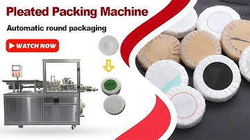 How to Perfectly Package Round Soap?  Try Our Pleated Wrapping Machine!