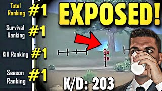#1 RANKED PLAYER in PUBG Mobile EXPOSED (rip recoil)
