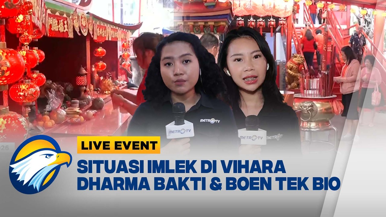 Perayaan Tahun Baru Imlek Vihara Dharma Bakti & Boen Tek Bio | LIVE EVENT