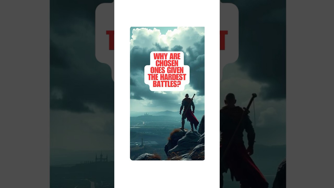 Why are chosen ones given the hardest battles. 