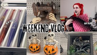 Vlog: Crocheting, Finding Halloween and Starting Another Blanket