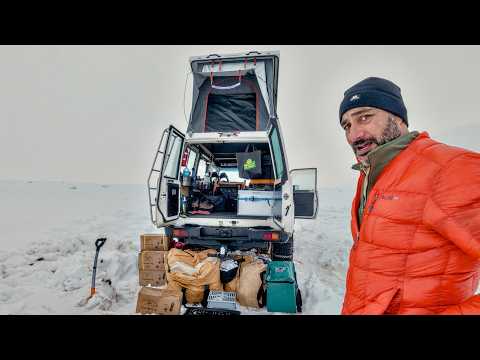 STRANDED! Camping and Rescuing everyone after BLIZZARD
