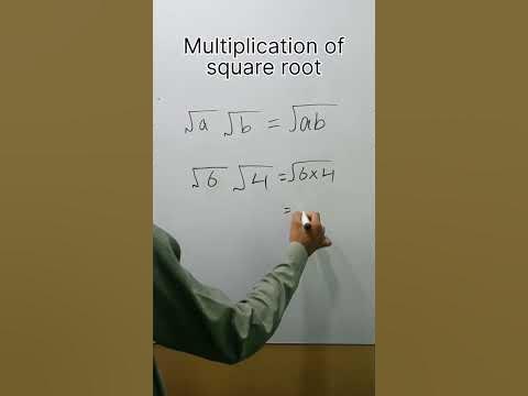Square root multiplication || How to multiply Square root ...