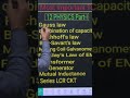 10 Most Important Topics of 12 physics
