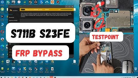 Samsung s23fe s711b testpoint frp bypass