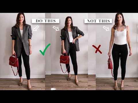 Surprising travel wardrobe MUST-HAVE for ladies.  Leggings are not pants,  How to wear leggings, Vs leggings