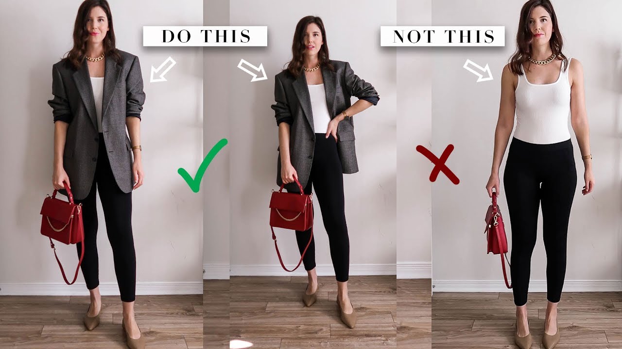 What to Wear with Leggings: 4 Easy Looks