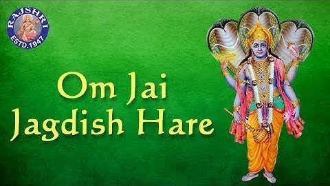 Om Jai Jagdish Hare Aarti with Lyrics | ॐ जय जगदीश हरे | Sanjeevani Bhelande | Rajshri Soul