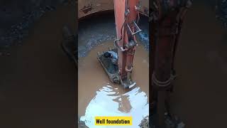 well foundation bridge shinking work #bridge#shinking#construction