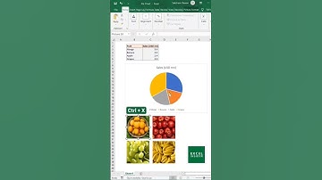 Pie chart with images in Excel