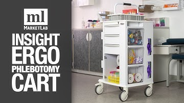 Demonstration of the Insight Ergo Phlebotomy Cart by Marketlab