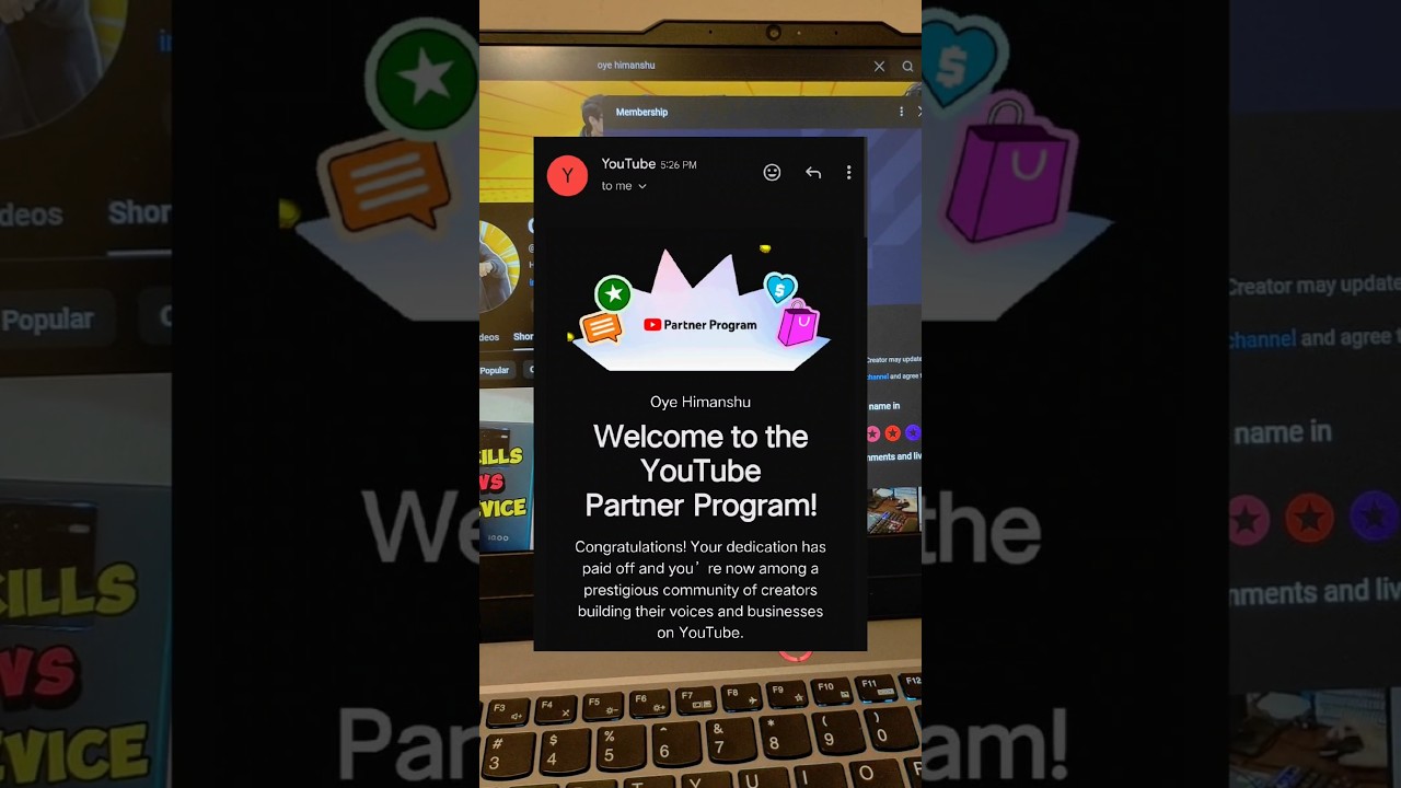 Finally channel monitize ho gaya 🤑💸 