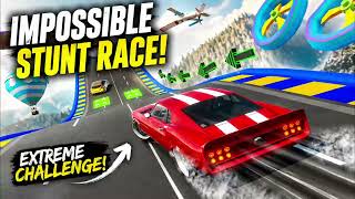 🚗 Car Racing Game Gameplay | Impossible Stunt Race | Android Racing Game 2026 Mega Ramp Car Racing screenshot 4