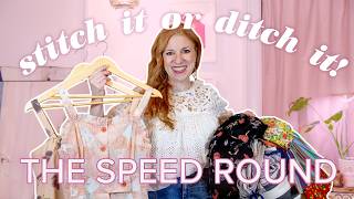 10 GARMENTS in 4 DAYS? Conquering my alterations pile...again!