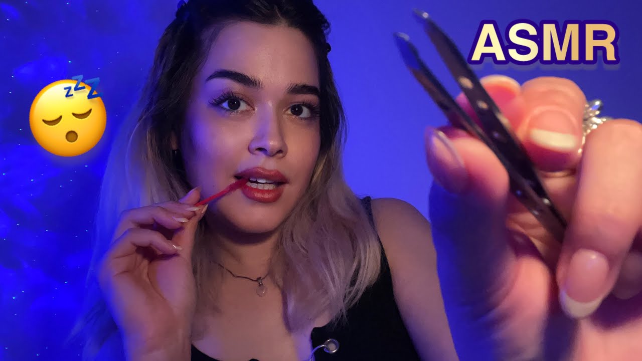 Persian ASMRرول پلی میکاپ آرتیست کم ستاره ⭐️ که تینگلت میکنه[آدامسم میجوعه]😛