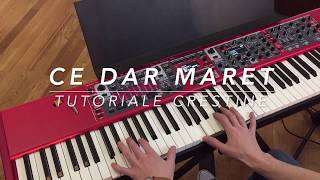 Video thumbnail of "Ce dar maret e Isus Salvatorul - Tutoriale Crestine Pian | Do M | Cum se canta | Ep.7"