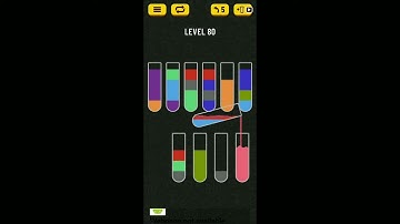 Water Sort Puzzle || Level 80 || Walkthrough  IOS   Android