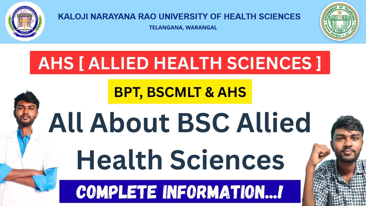 knruhs allied health sciences notification 2025 | knruhs paramedical ...