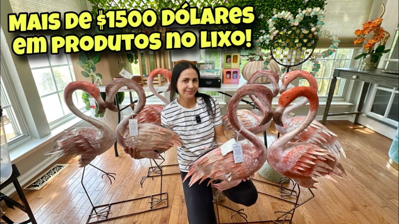 Mais de $1500 dólares em produtos no lixo!😱