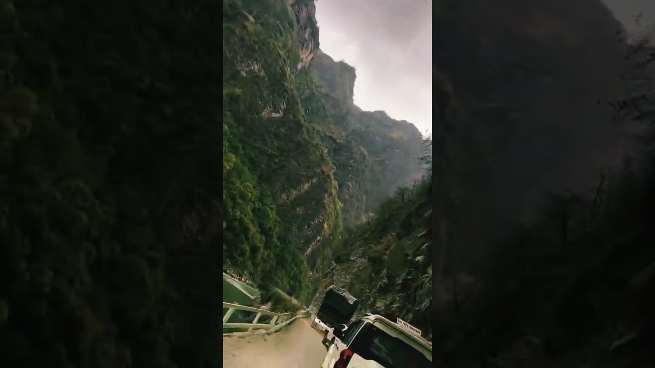 Mandi to Manali dangerous road.