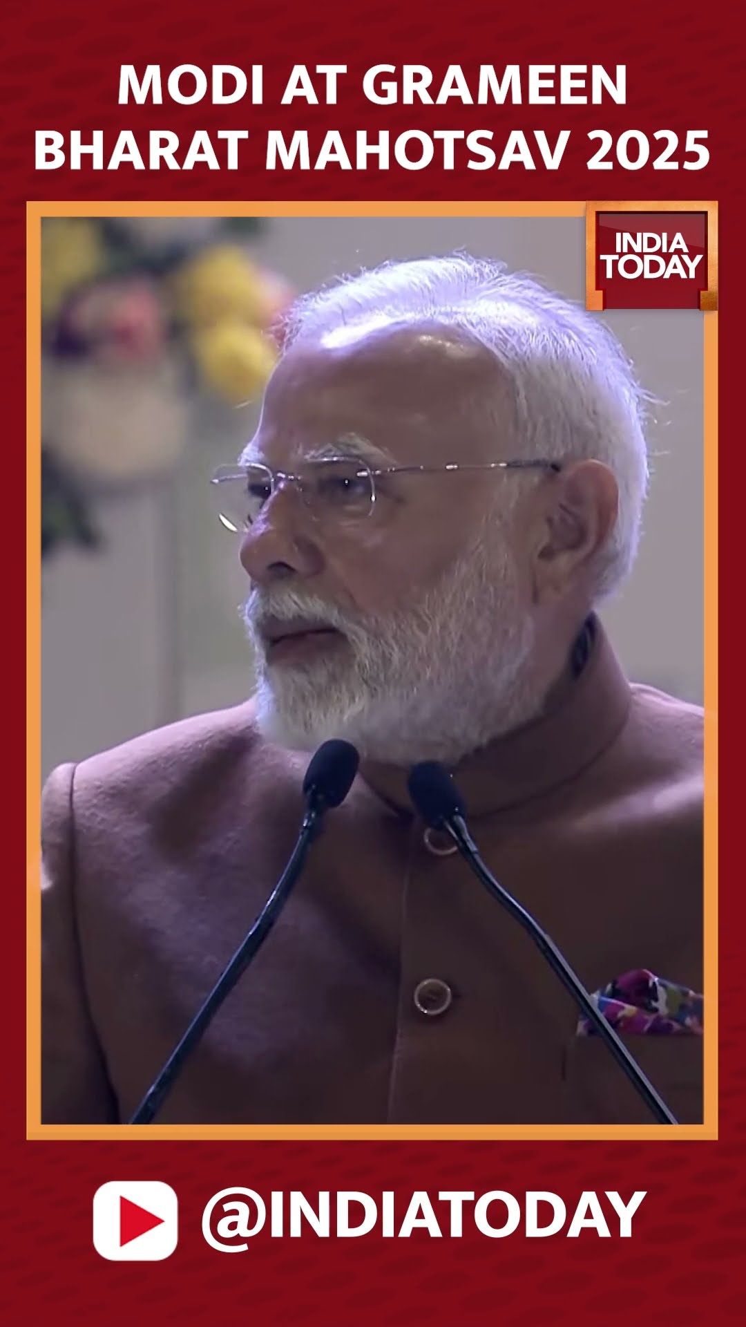 Prime Minister Narendra Modi Speaks At Grameen Bharat Mahotsav 2025 Held At Bharat Mandapam #shorts