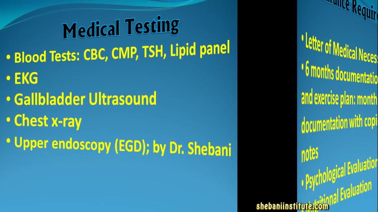 THE JOURNEY  STEP BY STEP  SEMINAR   GUIDE TOWARDS SCHEDULING BARIATRIC SURGERY   K  SHEBANI, MD