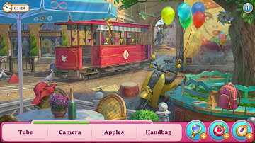 Manor Matters hidden objects #33 Town square hard level - failed in Tube and Handbag | gameplay