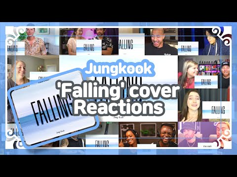 Jungkook Falling Cover Reaction MASHUP