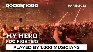 My Hero, Foo Fighters played by 1.000 musicians | Paris 2022