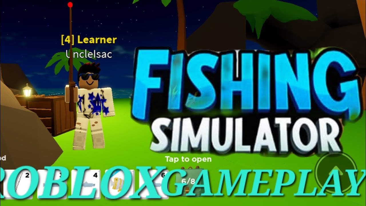 Playing Fishing Simulator, Roblox Full Gameplay YouTube