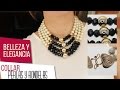 Como hacer collar de perlas y rondelas Kit 26521 | CAROL INSPIRE & CREATE