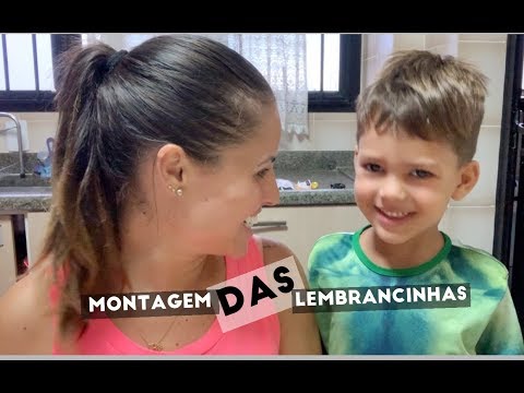 MONTAGEM DAS LEMBRANCINHAS