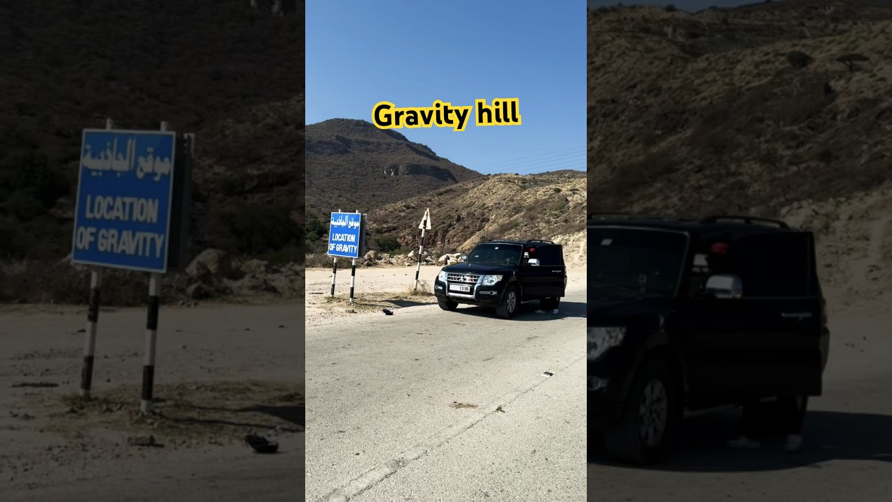 GRAVITY HILL || car moving by its own UPHILL🎇😮