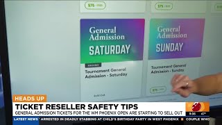 Ticket reseller tips as WM Phoenix Open begins to sell out