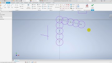 Hướng dẫn lệnh pattern 2D sketch trong INventor