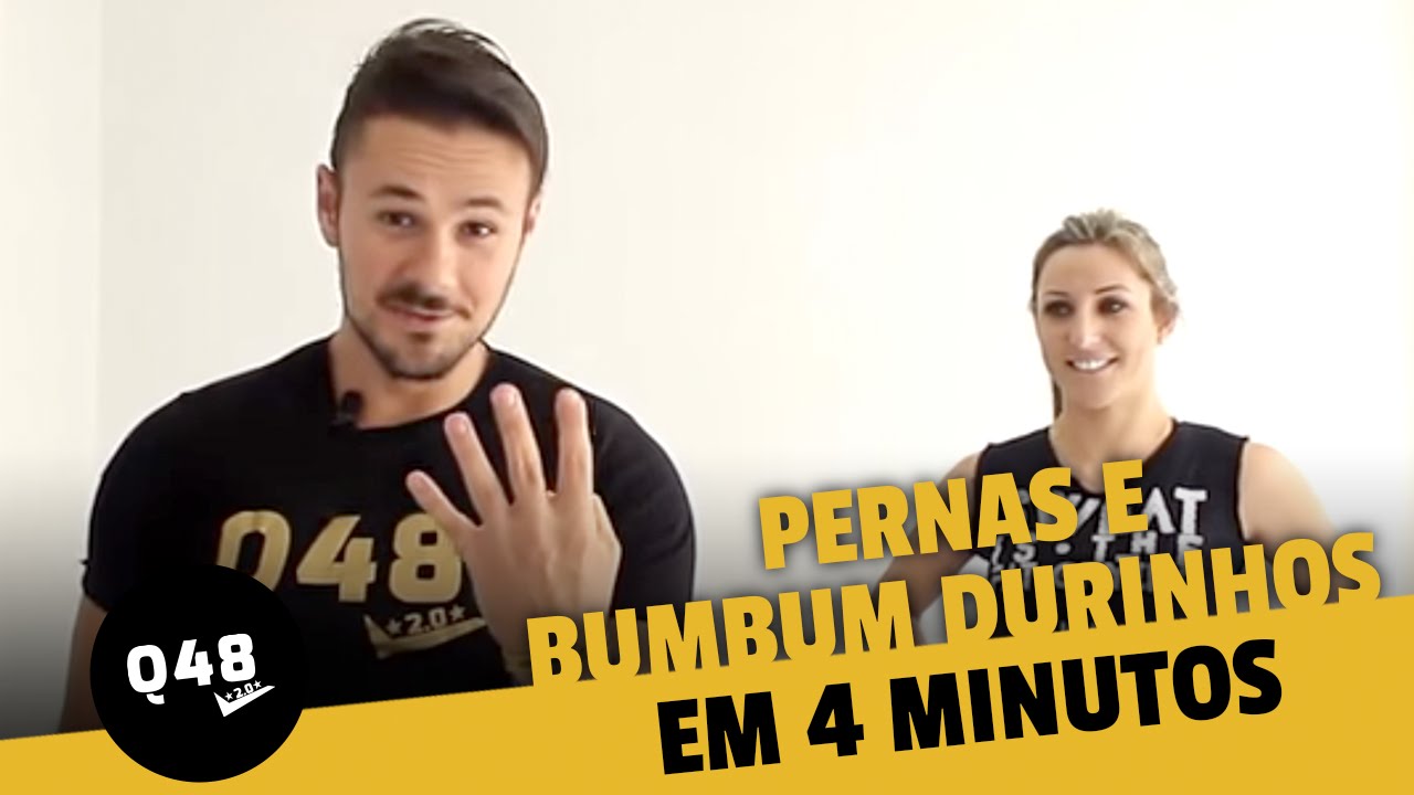 Pernas e bumbum durinhos em 4 minutos - Q48 | Vinícius Possebon Pernas e bumbum durinhos em 4 minutos - Q48 | Vinícius Possebon