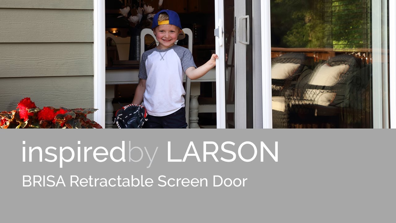 Larson Ultra Breeze White Retractable Screen at