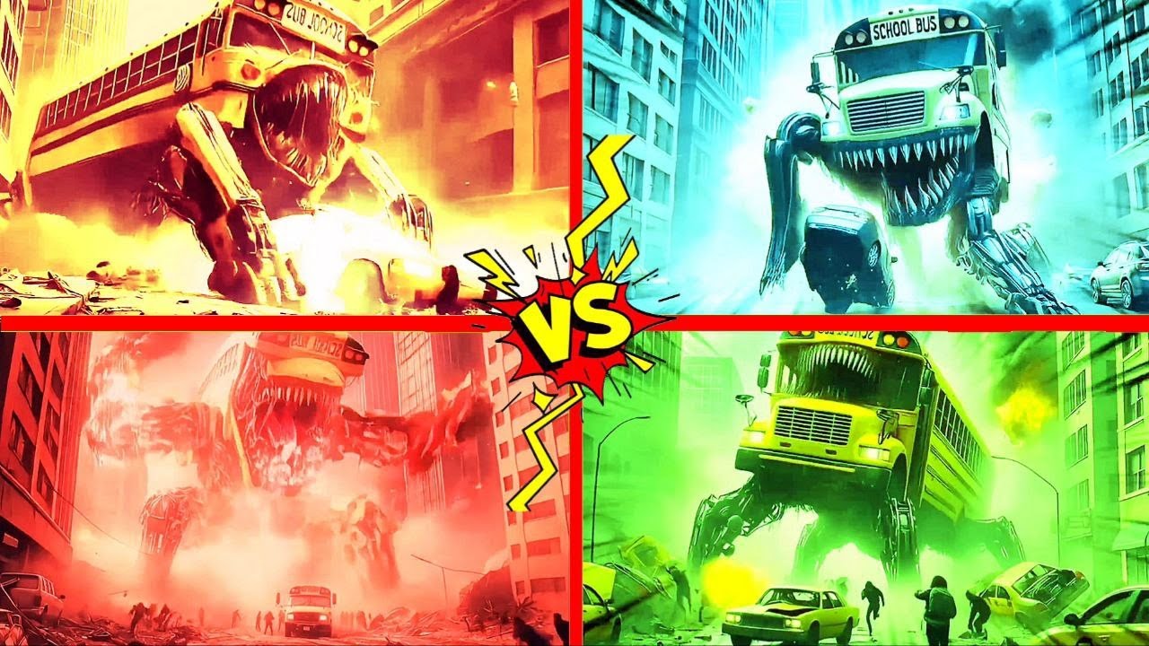 school bus monster on its way to school - Coffin Dance Song (Cover) - VICO BATTLE