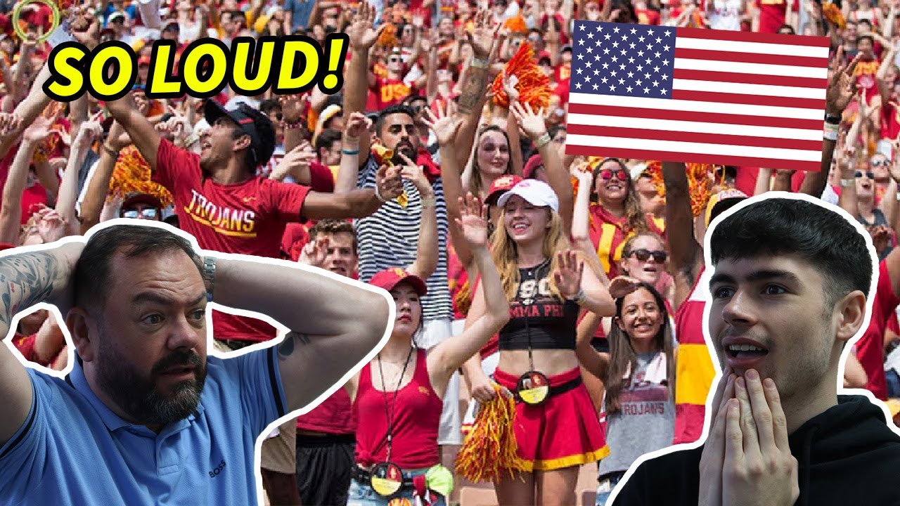 Loudest Crowd Reactions in American Sports History! British Father and