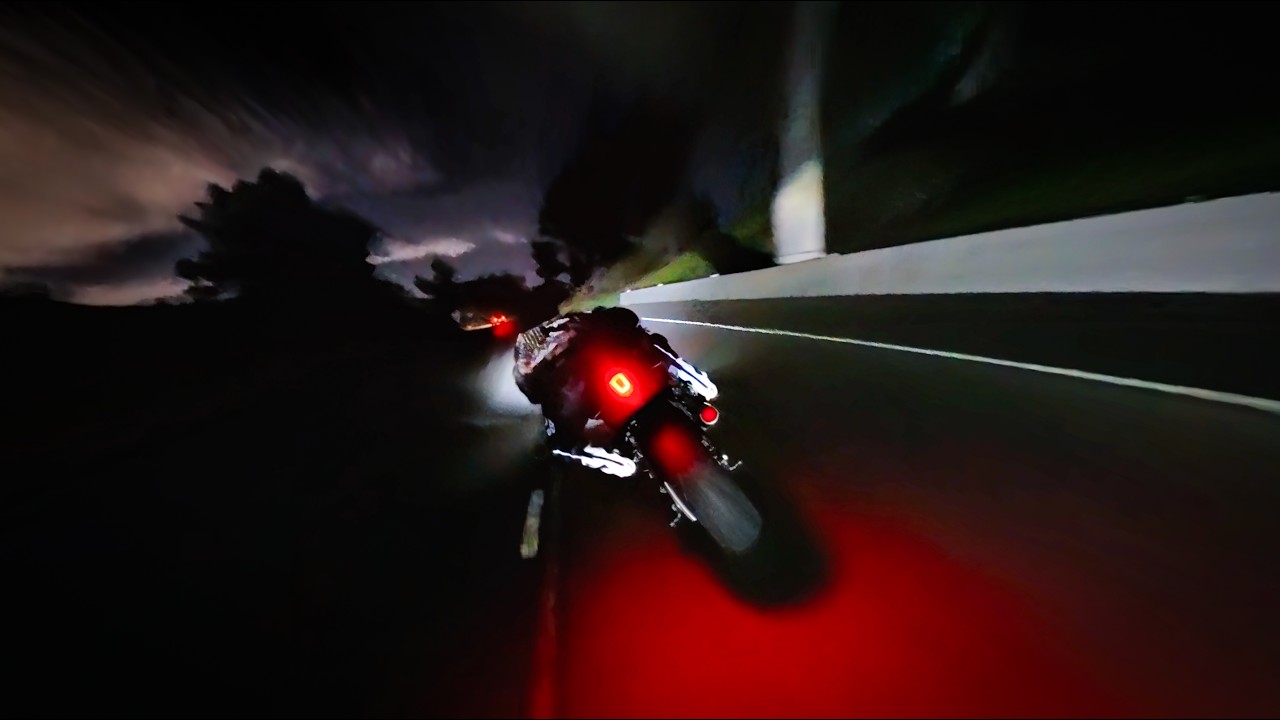 YAMAHA R9 SOLO NIGHT RIDE | SC PROJECT CR-T (CRAZY FLAMES & POPS!)