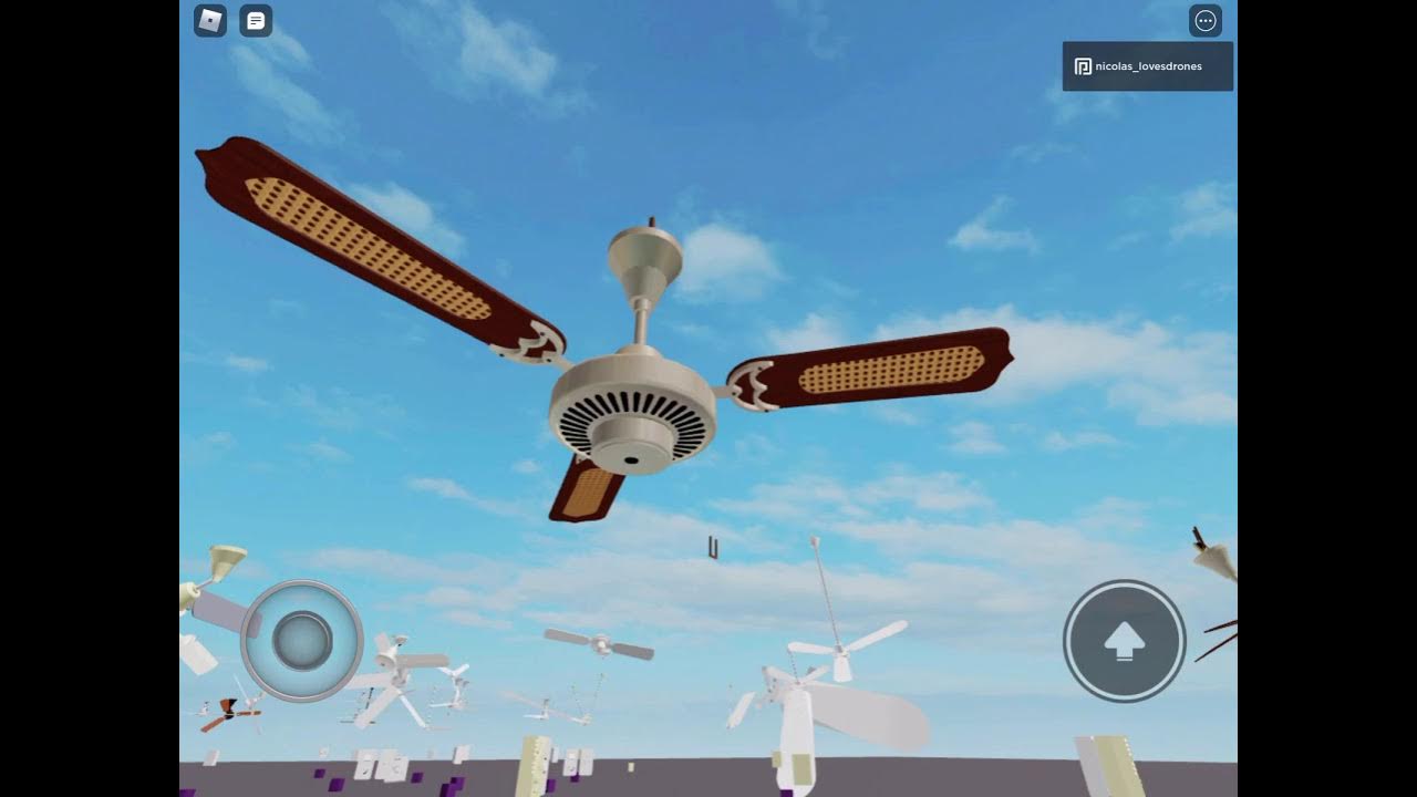 Roblox funniest wobbly ceiling fan game ever Or something like that