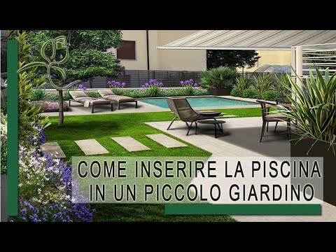 Come Inserire La Piscina In Un Piccolo Giardino Youtube