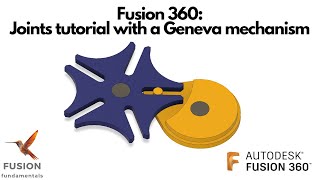 Fusion 360 Joints tutorial: Geneva mechanism