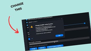 How to change Game installer Cache location in Uplay screenshot 5