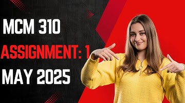 MCM310 Assignment Solution | Journalistic Writing | Complete Answer  #english #virtualuniversity