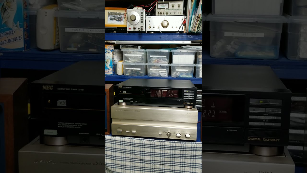 SANSUI B-2103MOS VINTAGE『English subtitle』#Shorts 軽く試聴