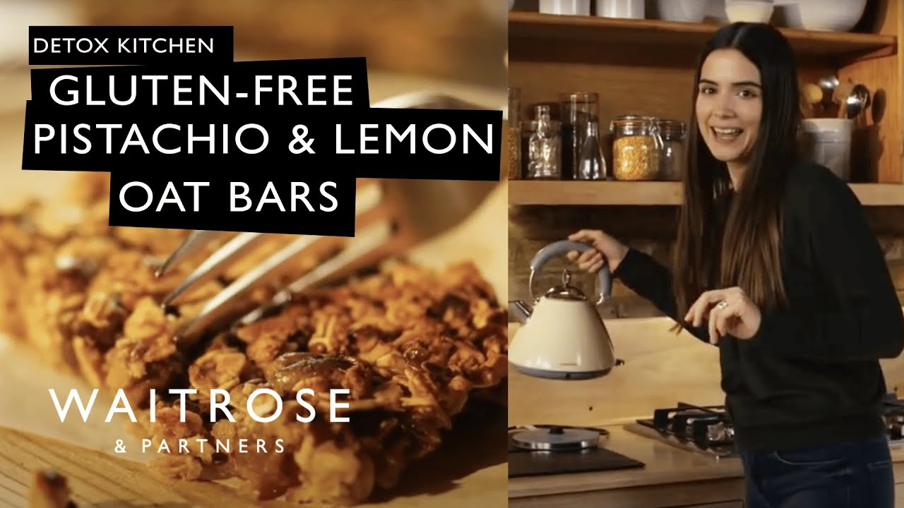 Gluten free Pistachio And Lemon Oat Bars With The Detox Kitchen asmr-blueberry-lemon-oat-bars-satisfying-sounds-healthyoptions-reels